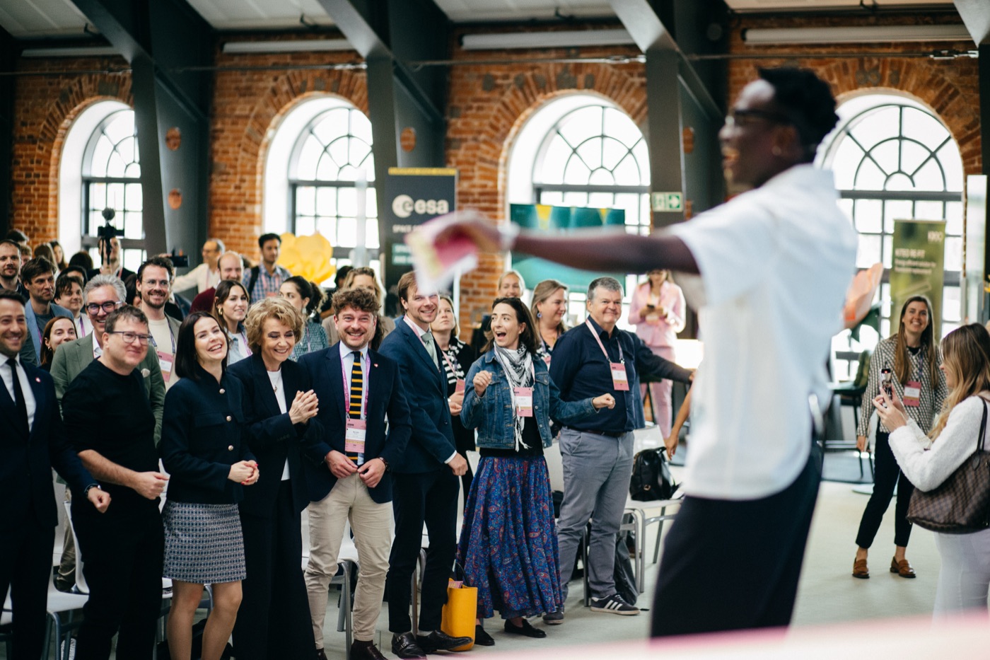 Adetayo with the audience at Urban Future