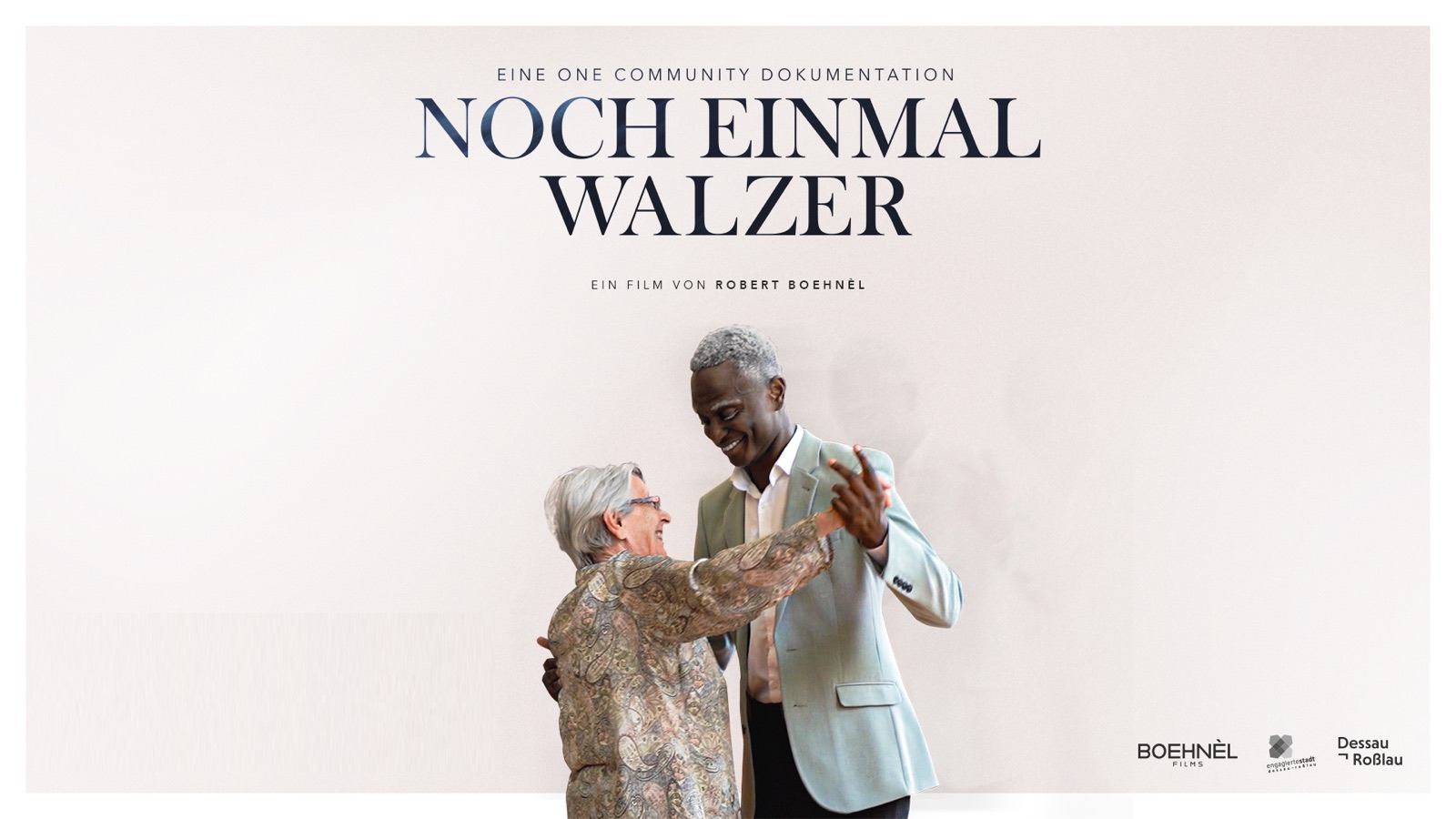 Adetayo dancing with a care-home resident: the key image of Noch einmal Walzer